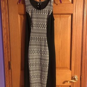 Black and white dress